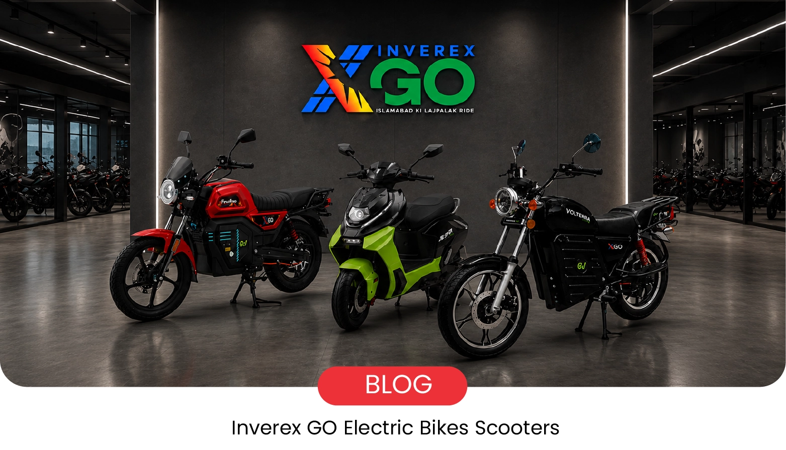 Inverex GO Electric Bikes Scooters Launch Pakistan 2026