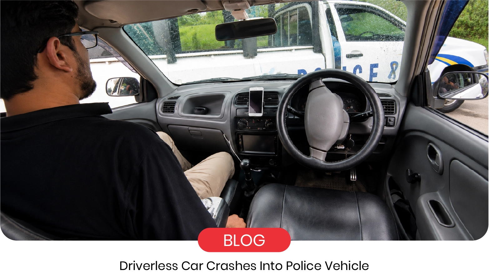 Pakistani Driverless Car Crashes into Police Van in Islamabad