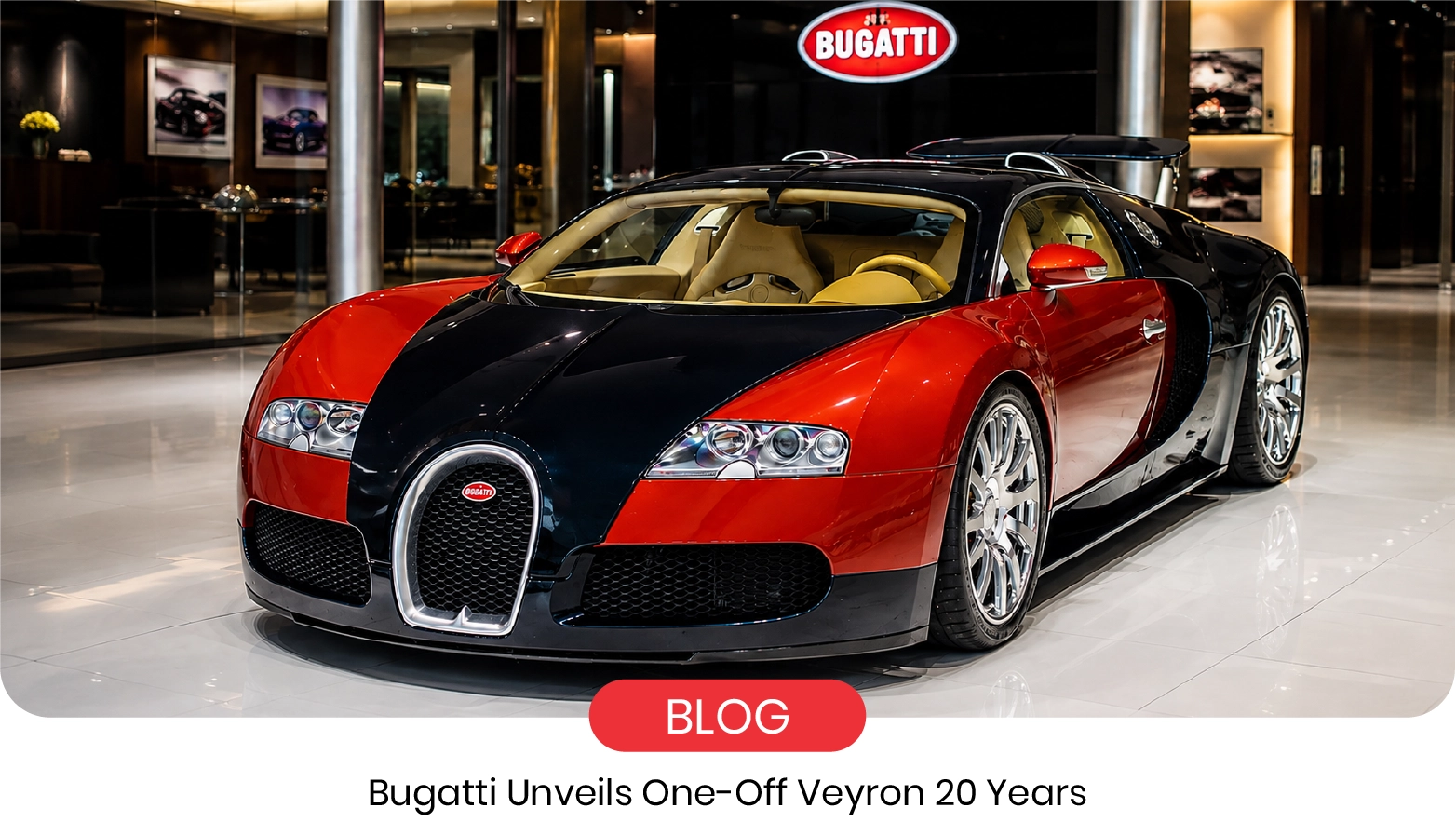 Bugatti La Maison Pur Sang Veyron 20 Years Unveiled