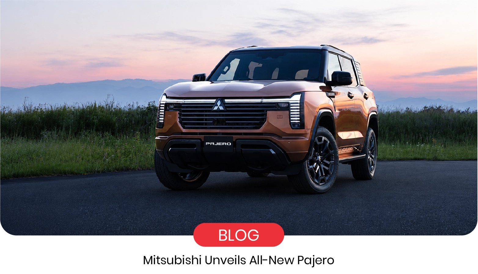 All-New Mitsubishi Pajero SUV Unveiled with 480Nm Diesel