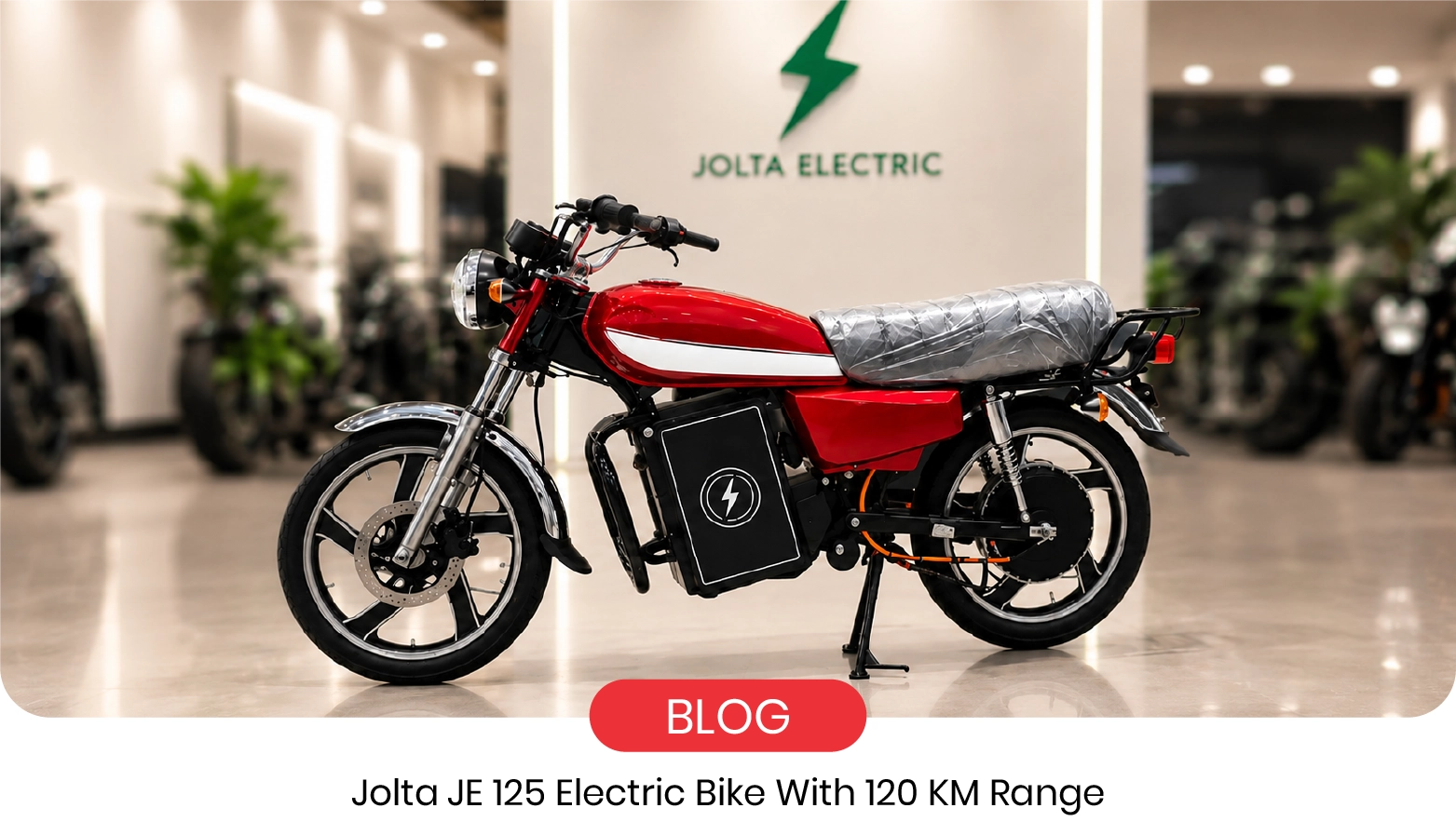 Jolta Electric Unveils JE 125 Electric Motorcycle in Pakistan