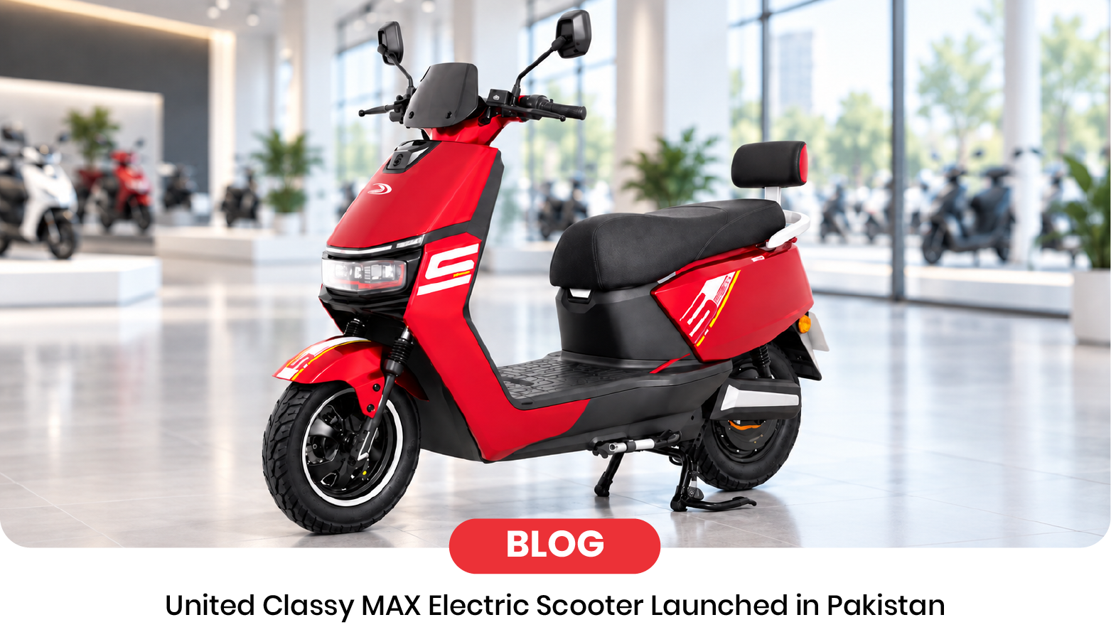 United Classy MAX Electric Scooter Launched in Pakistan at Rs 230,000