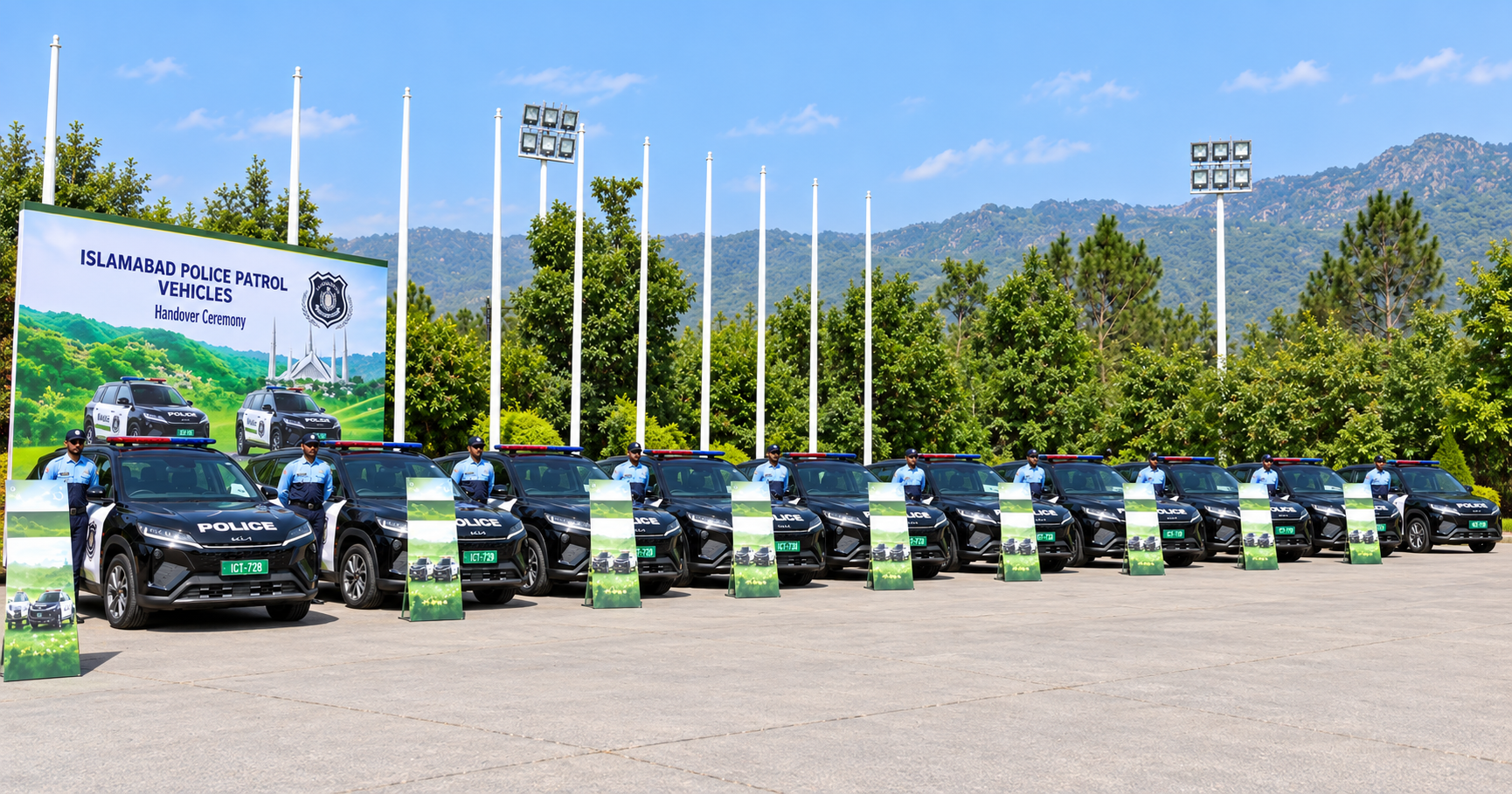 Islamabad Police receives 50 electric vehicles
