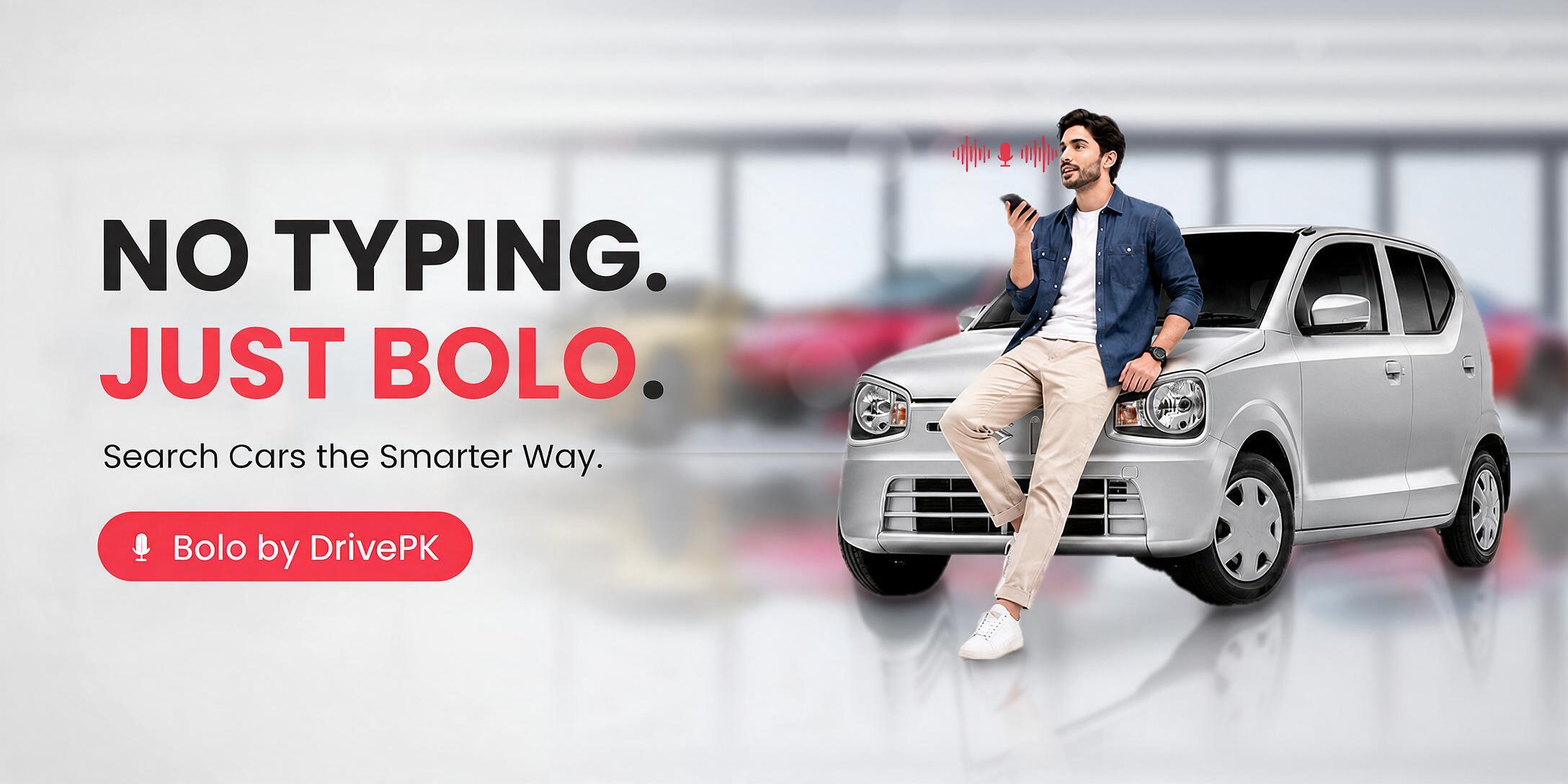 DrivePK Bolo: Search Cars by Voice in Urdu and English