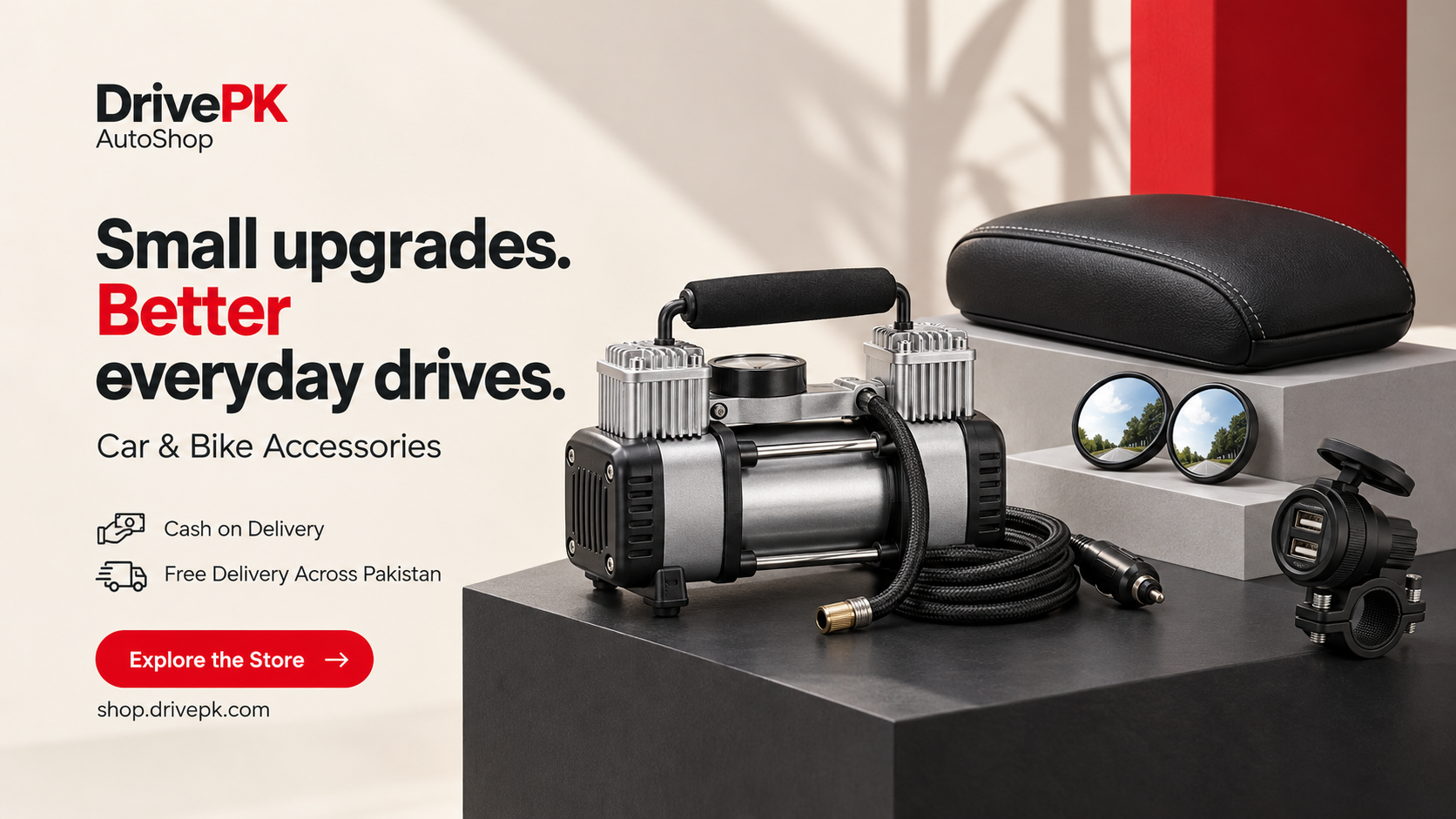DrivePK AutoShop: Car & Bike Accessories with Free Delivery in Pakistan