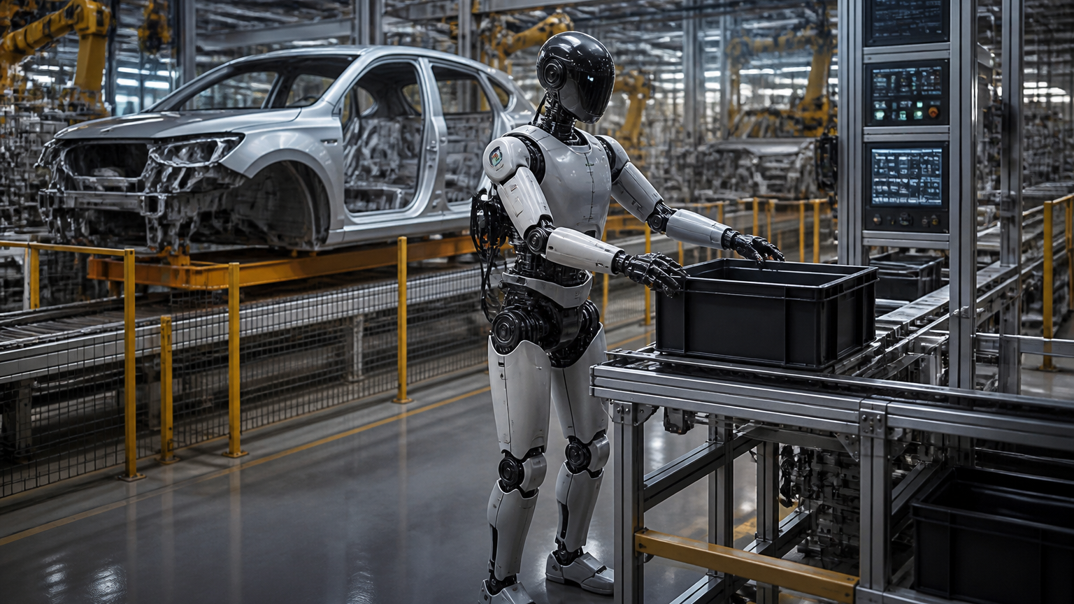 China's Humanoid Robots Enter Car Factories