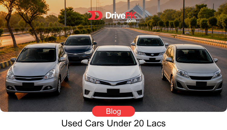 Top 5 Used Cars Under 20 Lacs in Pakistan for 2026