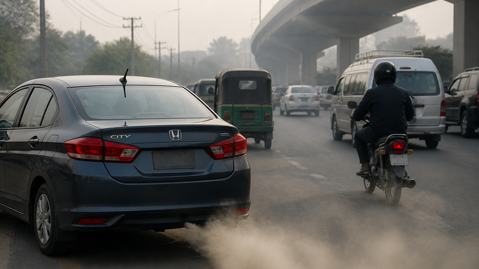 Lahore AQI Hits 246: Vehicle Emissions in Focus