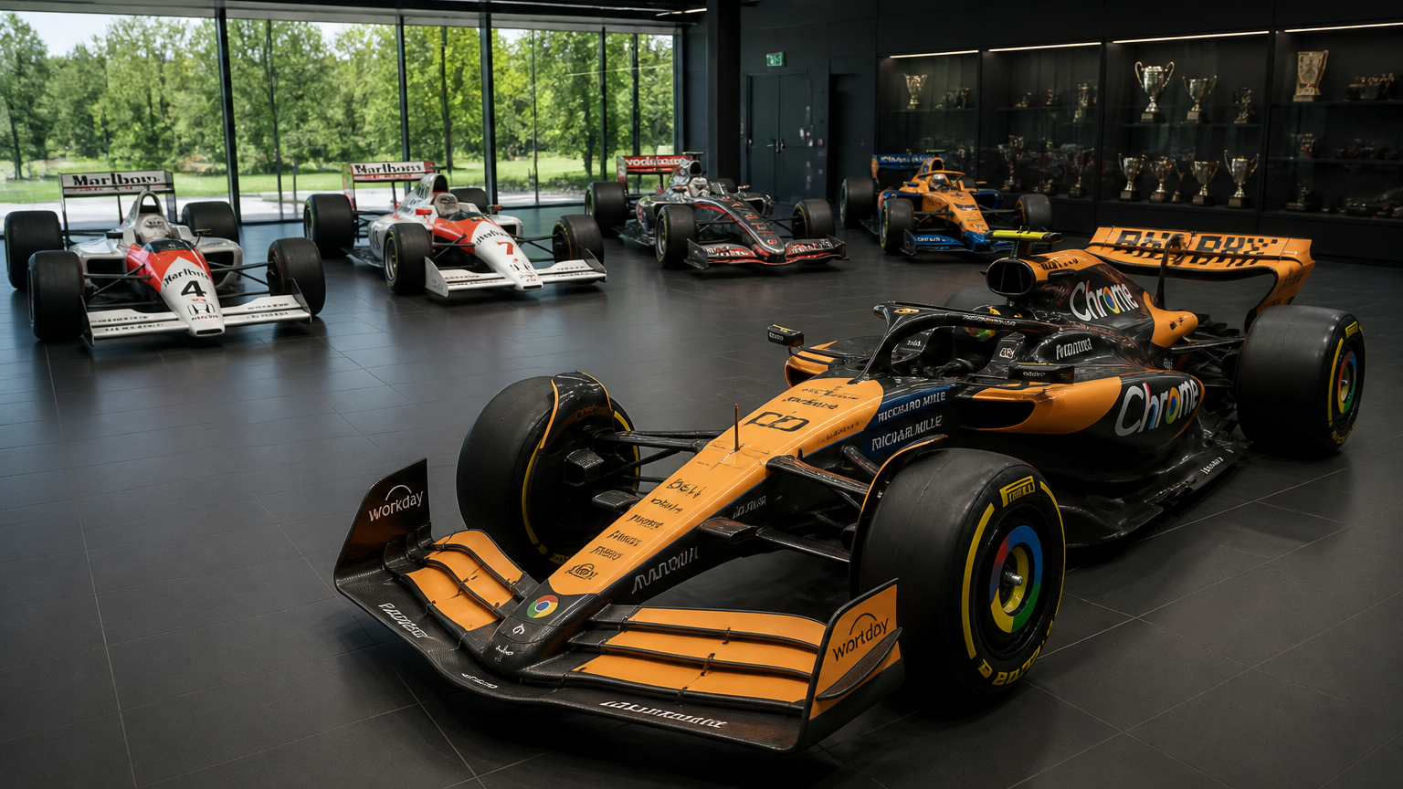 McLaren Selling 5 Historic F1 Cars, Including Brad Pitt Car