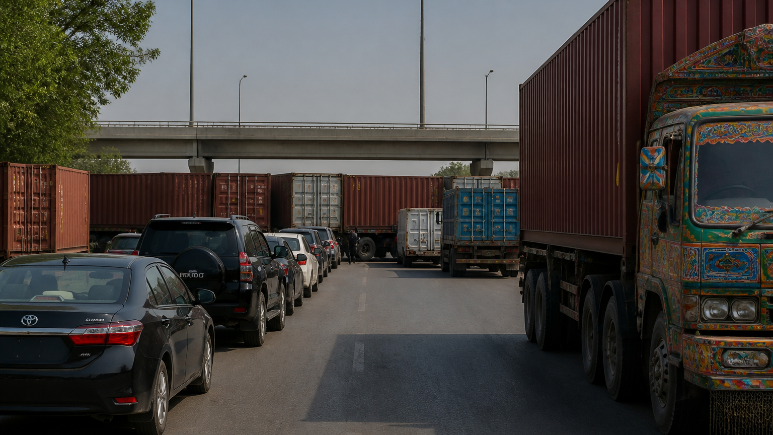 Islamabad Blockades Delay Karachi Freight Before PTI Protest