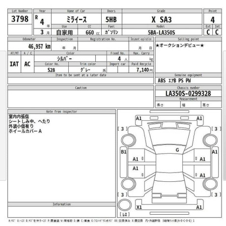 Daihatsu Mira 2022 total 2 units