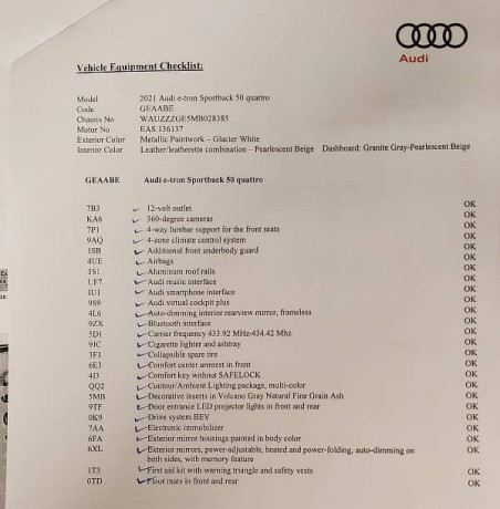 Audi E-Tron Sportsback - 9.7 Rated