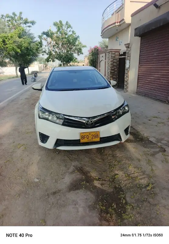 Toyota Corolla XLI 2016