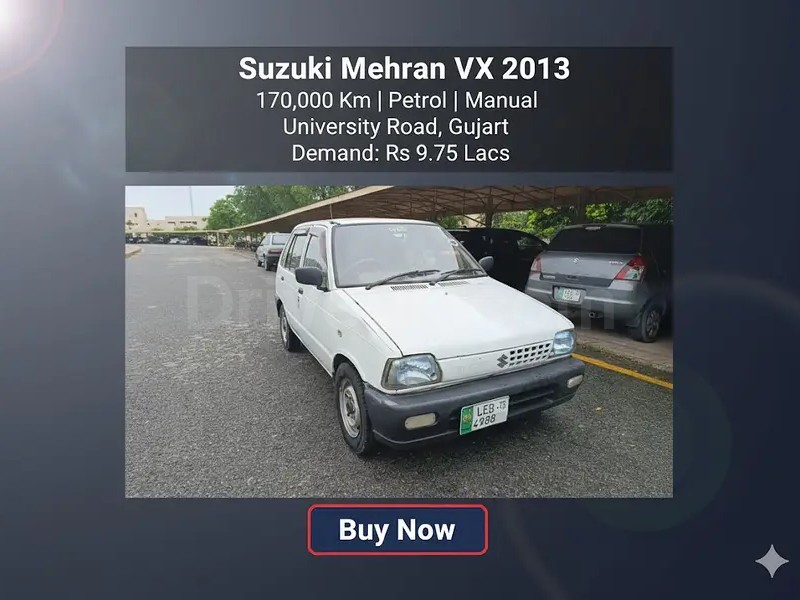 Suzuki Mehran VX 2013