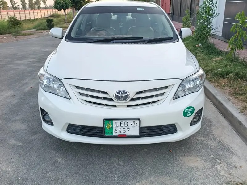 Toyota Corolla XLI 2012