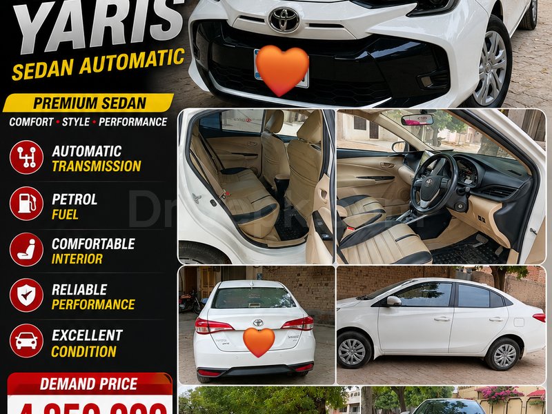 Toyota Yaris Sedan GLI CVT 1.3 2024 for sale