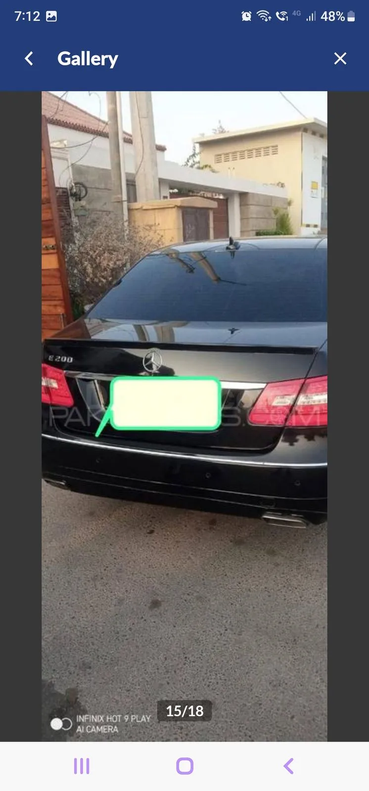 Mercedes Benz E Class E200 2012 for sale